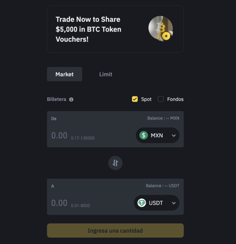 Ya es posible comprar la stablecoin de Tether, USDT, con pesos mexicanos. 